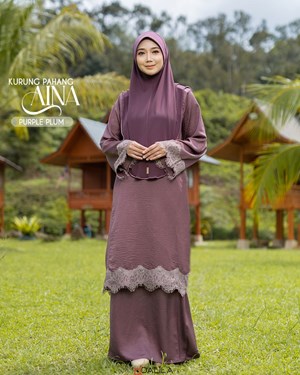 KURUNG PAHANG AINA PURPLE PLUM
