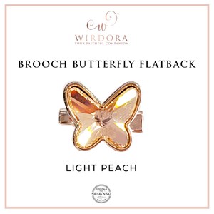 Brooch Butterfly Light Peach