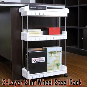 3 Layer Slim Wheel Steel Rack
