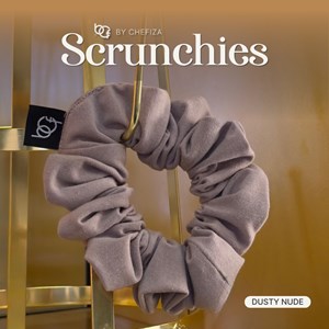 SCRUNCHIES - DUSTY NUDE