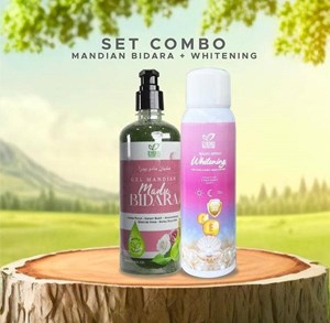 SET MANDIAN  (BIDARA SHOWER GEL + MAGIC SPRAY WHITENING)