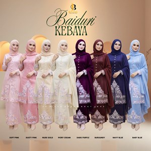 BAIDURI KEBAYA - S- 4XL PLUS SIZE