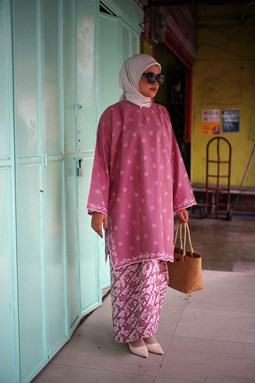 SERI ANGGUN KURUNG ( Dusty Mauve  )