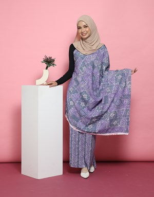 BATIK NAURA WAN 42 in Dusty Purple