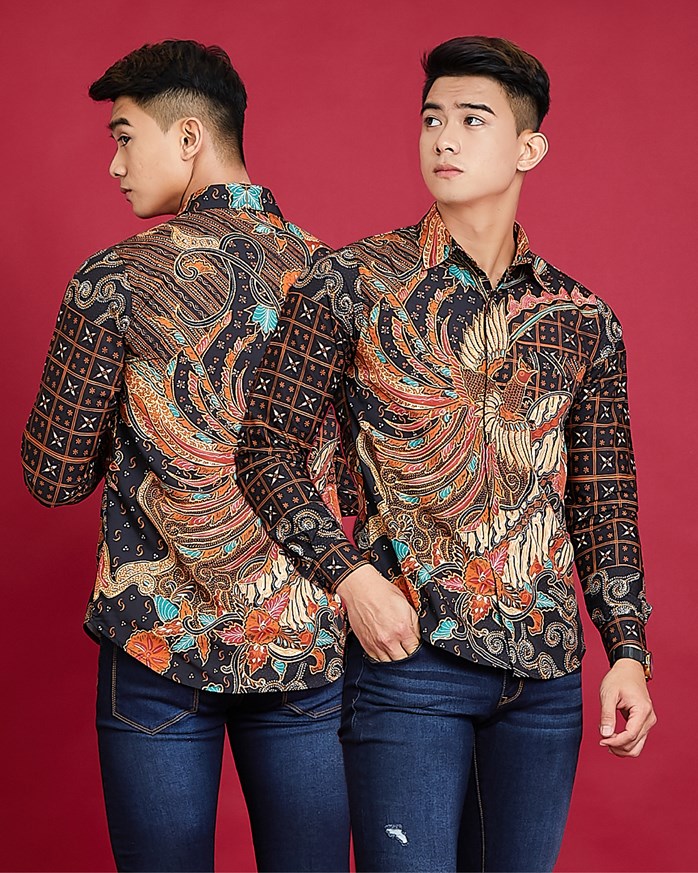 Batik shirt hot sale with jeans