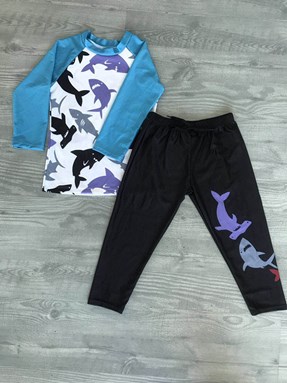 ©  KIDS SWIMMING SUIT - SHARK ( SIZE M-4XL )
