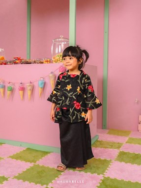 CHE ROSE KEBAYA KIDS - BLACK