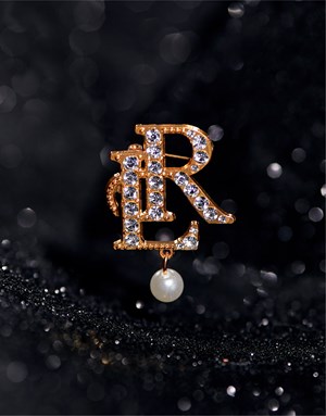 LR BROOCH FULL DIAMOND