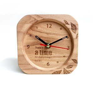 Wooden Table Clock