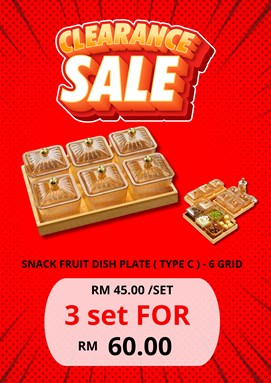 SNACK FRUIT DISH PLATE ( TYPE C )