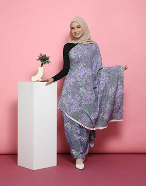 BATIK NAURA WAN 26 in Dusty Purple