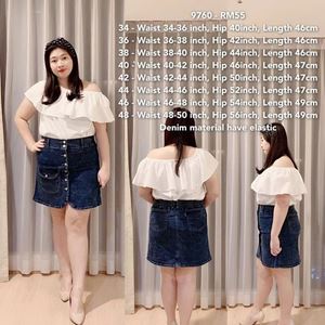 9760 Ready Stock *Waist 34 to 50 inch/ 87-127cm