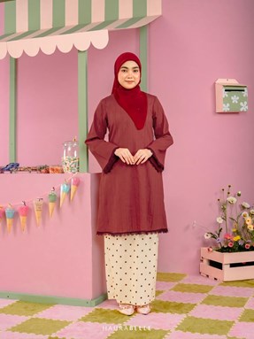 AILEEN KURUNG - DARK MAROON