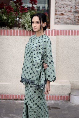 FATEEMA KURUNG VOL 2.0 ( Olive Black )