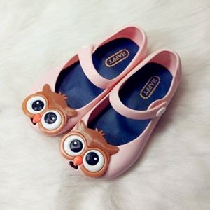 @  LIGHT PINK  OWL  JELLY SHOE