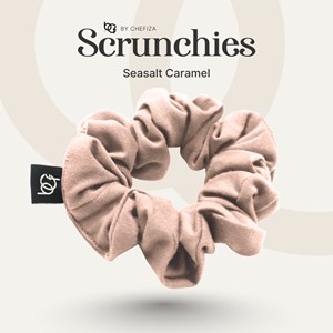 SCRUNCHIES - SEASALT CARAMEL