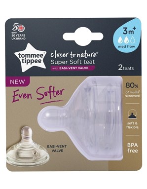 Tommee Tippee Medium Flow Super Soft Teat