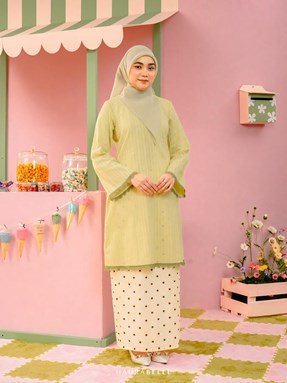 AILEEN KURUNG - LIME GREEN