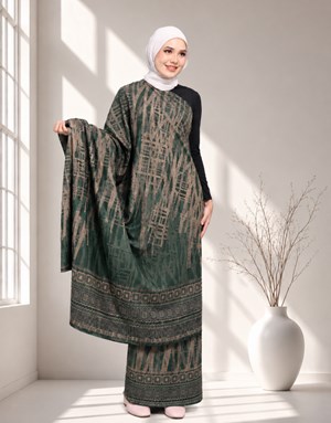 BATIK KHALEESAH WAN 12 - Green