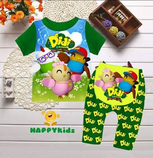 @  H-008  DIDI & FRIENDS   GREEN  { SIZE 3-24M }
