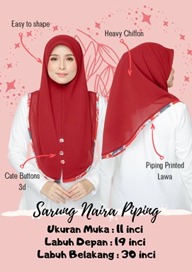SARUNG NAIRA PIPING
