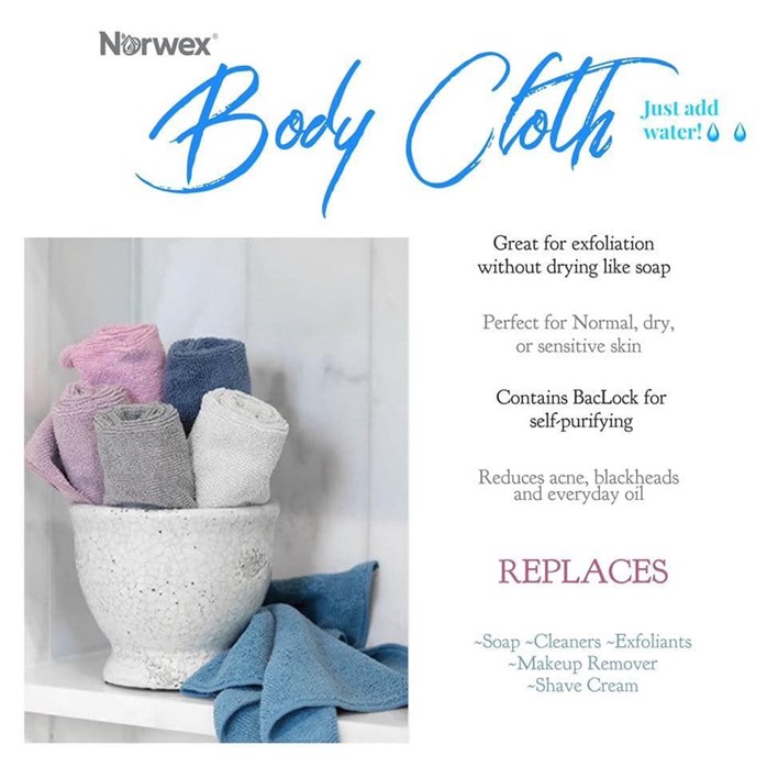 norwex face and body cloths