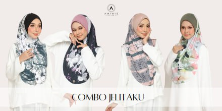 THE HIJAB CO AUBREE BREATHABLE TUBE INNER inner anak tudung hijab