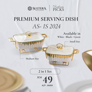 AS-IS [2024] Serving Dish Shell 2-in-1 Set