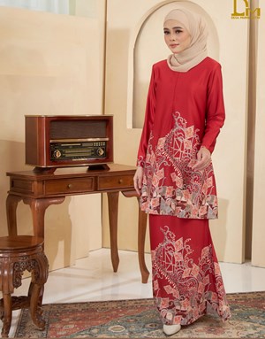 KURUNG MODERN ALANA PN11-3 in Red