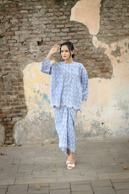 FATEEMA KURUNG VOL 2.0 ( Dusty Blue )