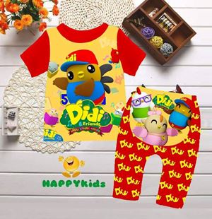 @  H-011  DIDI & FRIENDS  RED  { SIZE 3-24M }