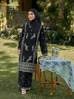 SERI DEWI KURUNG - BLACK