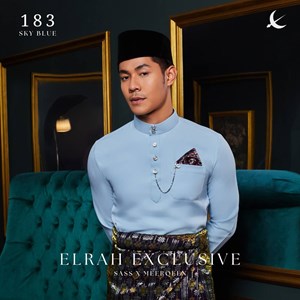 BAJU MELAYU ULTIMATE 2.0 (SKY BLUE ) C183