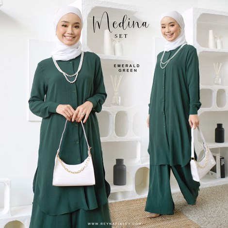 MEDINA SET EMERALD GREEN