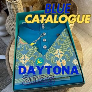 BAJU MELAYU DAYTONA (KATALOG BLUE) *FREE SAMPIN BIASA
