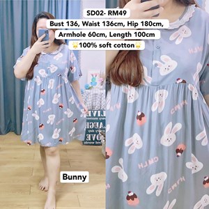 SD02 * Ready Stock * Bust 53inch /136cm