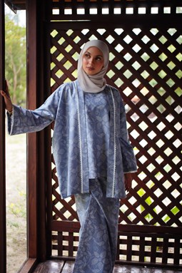 KURUNG MELATI ( KM 001 Dusty Blue )