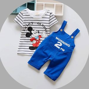 @  ENJOY MICKEY ( LIGHT BLUE ) 2 IN 1 SET ( SZ 80 & 110 )