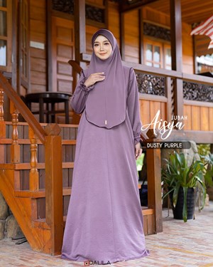 JUBAH AISYA (DUSTY PURPLE)