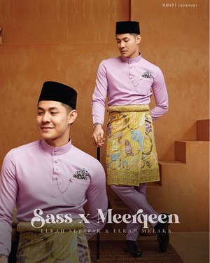 BAJU MELAYU MAGNIFICENT 4.0 (LAVENDER) C45