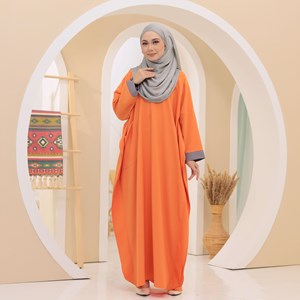 KAFTAN MARISSA (DEWASA) ORANGE