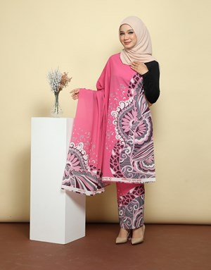 BATIK LUKIS LIA 9102 in Pink