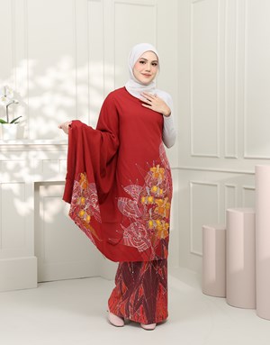 BATIK MY COTTON WAN 192 C/SK - Maroon