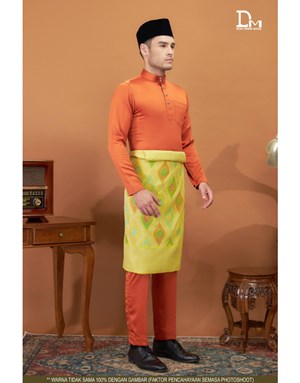 BAJU MELAYU MODERN MUHAMMAD K31 FIREBRICK