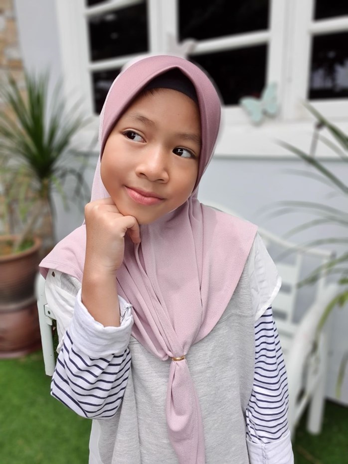 Bawal Molly Dotter Baby Pinky Nuriman Scarf nuriman scarf squarelet