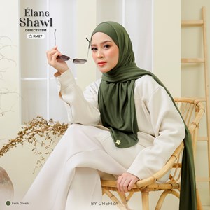 ELANE SHAWL - FERN GREEN (DEFECT)