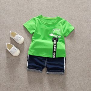 @  KIDDO CASUAL WEAR SET 9  - GREEN OAIMI. [ SZ 80-110 ]