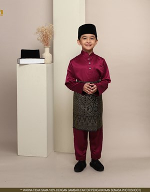 BAJU MELAYU MUHAMMAD JUNIOR K34 PLUM