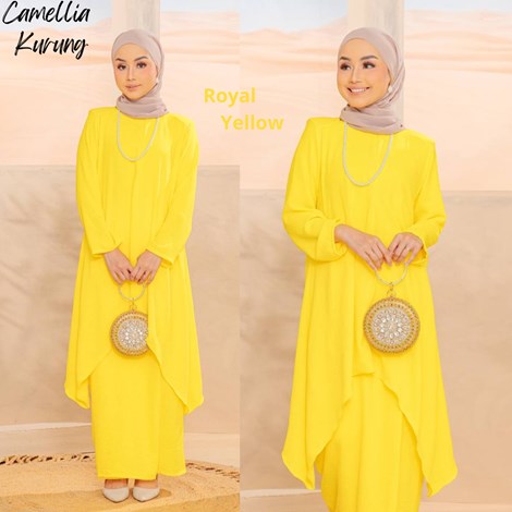 CAMELLIA KURUNG ROYAL YELLOW