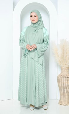 Abaya Ryanna Sage Green